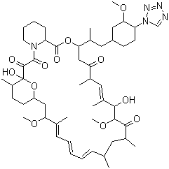 structure of CAS# 221877-54-9, 咗他莫司