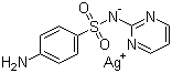 structure of CAS# 22199-08-2, Silver sulfadiazine