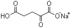 alpha-酮戊二酸钠盐分子结构 (CAS 22202-68-2)