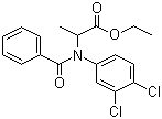 structure of CAS# 22212-55-1, Ethyl 2-[benzoyl-(3,4-dichlorophenyl)amino]propanoate