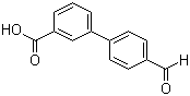 structure of CAS# 222180-20-3, 4'-Formylbiphenyl-3-carboxylic acid