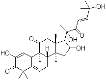 structure of CAS# 2222-07-3, 葫芦素