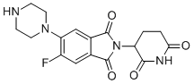 structure of CAS# 2222114-22-7, Thalidomide-Piperazine 5-fluoride