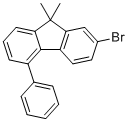 structure of CAS# 2222970-00-3, 2-溴-9,9-二甲基-5-苯基-9H-芴