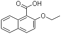 2-乙氧基萘甲酸分子结构 (CAS 2224-00-2)
