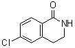 structure of CAS# 22246-02-2, 6-氯-3,4-二氢异喹啉-1(2H)-酮