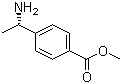 structure of CAS# 222714-37-6, 4-[(1S)-1-Aminoethyl]benzoic acid methyl ester