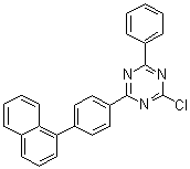 CAS 登录号：2229752-36-5, 2-氯-4-[4-(1-萘基)苯基]-6-苯基-1,3,5-三嗪