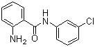 structure of CAS# 22312-61-4, 2-Amino-N-(3-chlorophenyl)benzamide