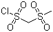 structure of CAS# 22317-89-1, Methylsulfonylmethanesulfonyl chloride