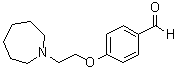 structure of CAS# 223251-09-0, 4-[2-(Hexahydro-1H-azepin-1-yl)ethoxy]benzaldehyde