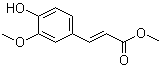 structure of CAS# 22329-76-6, trans-Ferulic acid methyl ester