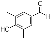 structure of CAS# 2233-18-3, 3,5-Dimethyl-4-hydroxybenzaldehyde