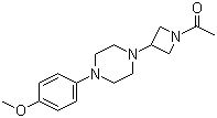 CAS # 223381-95-1, N-Acetyl-3-(4-(p-methoxyphenyl)piperazinyl)azetidine