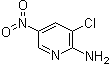 structure of CAS# 22353-35-1, 2-Amino-3-chloro-5-nitropyridine