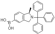 CAS # 223595-19-5, [(1R)-2,3-Dihydro-1-methyl-2-(triphenylmethyl)-1H-isoindol-5-yl]boronic acid, (1R)-1-Methyl-2-trityl-2,3-dihydro-1H-5-isoindolylboronic acid