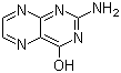 structure of CAS# 2236-60-4, 2-Amino-4-hydroxy-1H-pteridine