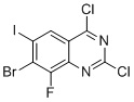 CAS # 2241720-34-1, 7-Bromo-2,4-dichloro-8-fluoro-6-iodoquinazoline