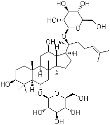 structure of CAS# 22427-39-0, Ginsenoside Rg1