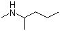 structure of CAS# 22431-10-3, N-Methylpentane-2-amine