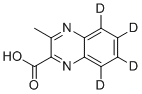 CAS 登录号：2244217-93-2, 3-甲基-2-喹喔啉-5,6,7,8-d4-羧酸