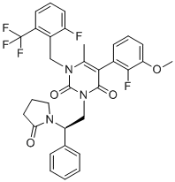structure of CAS# 2248628-93-3, Elagolix Lactam Impurity