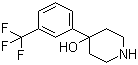 structure of CAS# 2249-28-7, 4-(3-三氟甲基)苯基-4-哌啶醇