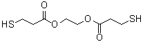 Ethylene glycol di(3-mercaptopropionate) molecular structure (CAS 22504-50-3)