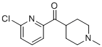 structure of CAS# 225112-16-3, (6-chloro-2-pyridinyl)(1-methyl-4-piperidinyl)-Methanone