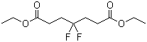 structure of CAS# 22515-16-8, 4,4-二氟庚二酸二乙酯