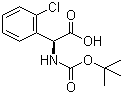structure of CAS# 225918-60-5, (S)-N-Boc-(2'-氯苯基)甘氨酸