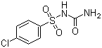 4-氯苯磺酰脲分子结构 (CAS 22663-37-2)