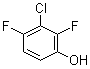 structure of CAS# 2268-00-0, 3-Chloro-2,4-difluorophenol