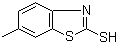 structure of CAS# 2268-79-3, 6-Methyl-2-mercaptobenzothiazole
