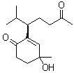 4-Hydroxy-4-methyl-2-[(1R)-1-(1-methylethyl)-4-oxopentyl]-2-cyclohexen-1-one molecular structure (CAS 226904-40-1)