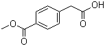 4-(甲氧羰基)苯乙酸分子结构 (CAS 22744-12-3)