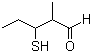 3-巯基-2-甲基戊醛分子结构 (CAS 227456-28-2)