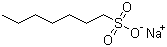 structure of CAS# 22767-50-6, 1-庚烷磺酸钠