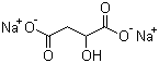 DL-苹果酸钠分子结构 (CAS 22798-10-3)
