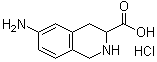 CAS 登录号：228728-09-4, 6-氨基-1,2,3,4-四氢-3-异喹啉甲酸单盐酸盐
