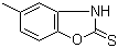 structure of CAS# 22876-22-8, 2-Mercapto-5-methylbenzoxazole