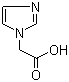 structure of CAS# 22884-10-2, Imidazol-1-yl-acetic acid