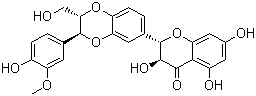structure of CAS# 22888-70-6, Silibinin
