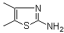 structure of CAS# 2289-75-0, 4,5-Dimethyl-2-thiazolamine