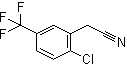 2-氯-5-三氟甲基-苯乙腈分子结构 (CAS 22902-88-1)