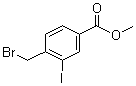 4-溴甲基-3-碘苯甲酸甲酯分子结构 (CAS 229028-10-8)