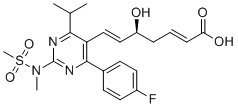 structure of CAS# 2290571-51-4, 罗舒伐他汀 EP 杂质K