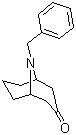 structure of CAS# 2291-59-0, 9-Benzyl-9-azabicyclo[3.3.1]nonan-3-one hydrochloride