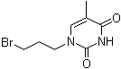 1-(3-溴丙基)胸腺嘧啶分子结构 (CAS 22919-50-2)