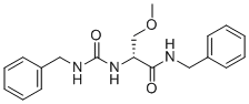 structure of CAS# 2295925-90-3, (R)-N-Benzyl-2-(3-benzylureido)-3-methoxypropanamide